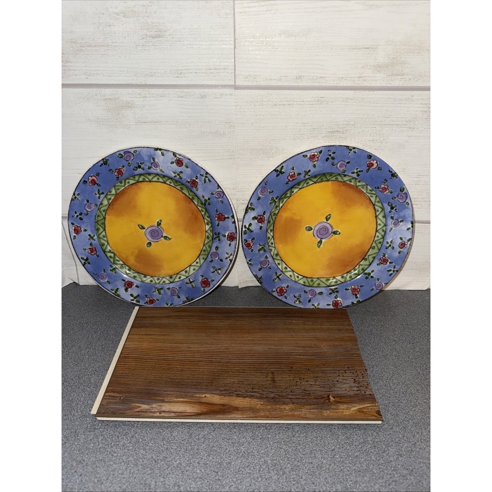 the sweet shoppe by sango Sue Zipkin Salad Plates Lot Of 2 Pink Lemonade